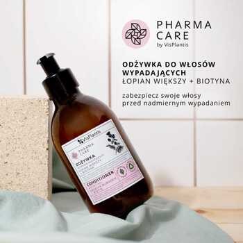 Vis Plantis Pharma Care, odżywka do włosów wypadających, łopian + biotyna, 300 ml