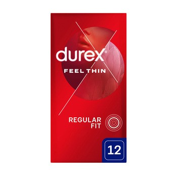 Durex Feel Thin Classic, prezerwatywy, 12 szt.