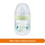 Nuk Nature Sense, butelka do karmienia ze smoczkiem silikonowym, 150 ml