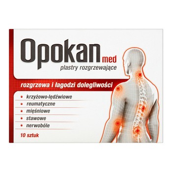 Opokan Med, plastry rozgrzewające, 10 szt.