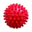 Qmed Massage Balls, piłeczka rehabilitacyjna z kolcami, średnica 9 cm, czerwona, 1 szt.