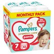 Pampers Premium Care Pants, 7, (15+ kg), pieluchomajtki, 62 szt.