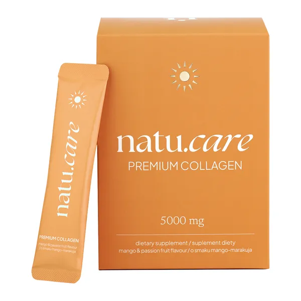 Рыбий коллаген Natu.Care Premium Collagen 5000 мг, манго-маракуйя, 30 саше
