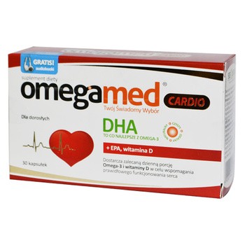 Omegamed Cardio, kapsułki, 30 szt + audiobooki GRATIS