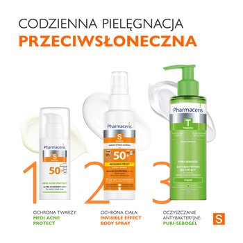Pharmaceris S Medi Acne Protect, ultra ochronny krem do twarzy i okolic oczu SPF 50+, 50 ml