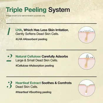 Anua Heartleaf, LHA Moisture Peeling Gel, peelingujący żel z LHA i celulozą, 120 ml