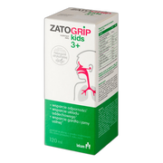 Zatogrip Kids 3+, płyn, smak malinowy, 120 ml