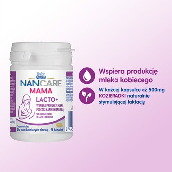Nestle NanCare Lacto+, kapsułki, 28 szt.
