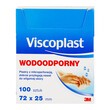Viscoplast, plaster wodoodporny, 72 mm x 25 mm, 100 szt.