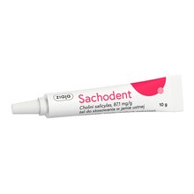 Sachodent, 87,1 mg/g, żel do stosowania w jamie ustnej, 10 g