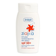 Ziajka, emulsja wodoodporna dla dzieci, SPF 50+, 125 ml