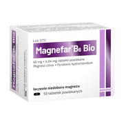 alt Magnefar B6 Bio, tabletki powlekane, 50 szt.