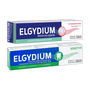 Zestaw Elgydium, pasta do zębów na podrażnione dziąsła, 75 ml + Elgydium Sensitive, pasta do zębów w żelu, 75 ml