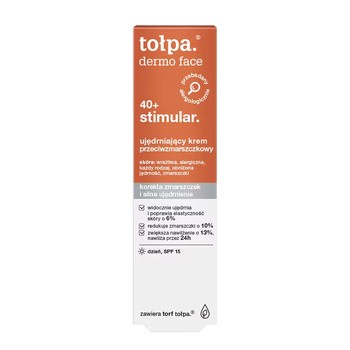 Tołpa Dermo Face Stimular 40+, ujędrniający krem przeciwzmarszczkowy, na dzień, SPF 15, 40 ml