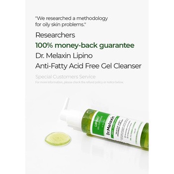 Dr.Melaxin Lipino Gel Cleanser, oczyszczający żel przeciwkwasowy, 150 ml