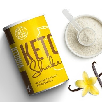 Diet-Food Keto Shake Wanilia + MCT, proszek, 300 g