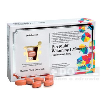 Bio-Multi Witaminy i minerały, tabletki, 30 szt