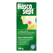 Hascosept, 1,5 mg/g, roztwór do stosowania w jamie ustnej, 100 g