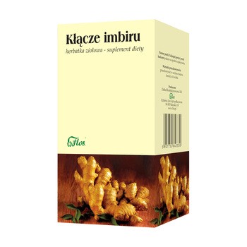 Flos Imbir kłącze, herbatka ziołowa w saszetkach, 1,5 g x 25 szt.