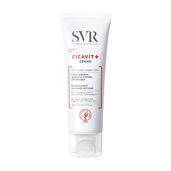 SVR Cicavit+ Creme, kojący krem przyspieszający gojenie ran, 40 ml