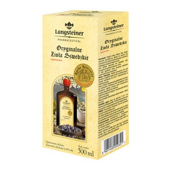Langsteiner Oryginalne Zioła Szwedzkie, płyn, 500 ml