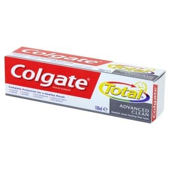Colgate Total Advanced Clean, pasta do zębów, zaawansowane czyszczenie, 100 ml