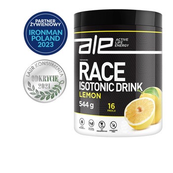 ALE Race Lemon, Isotonic Drink, proszek, 544 g