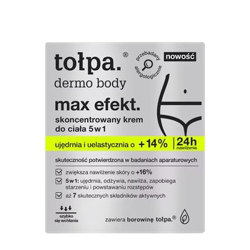 Tołpa Dermo Body Max Efekt, skondensowany krem do ciała 5w1, 250 ml