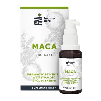 Healthy Herb Maca ekstrakt, krople, 30 ml