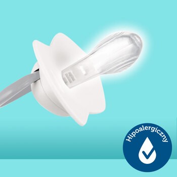 Canpol Babies, smoczek silikonowy, symetryczny, Pure Color, 18 m +, beige, 2 szt.