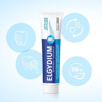 Zestaw Eludril Care, płyn do codziennej higieny jamy ustnej, 500 ml + Elgydium Anti Plaque, pasta do zębów, 75 ml