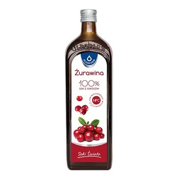 Oleofarm, Żurawina 100% sok z owoców, 980 ml