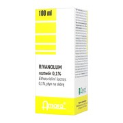 Rivanolum roztwór 0,1%, płyn na skórę, 100 ml (Amara)