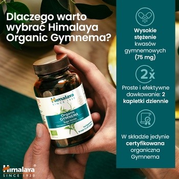 Himalaya Organic Gymnema, tabletki, 60 szt.
