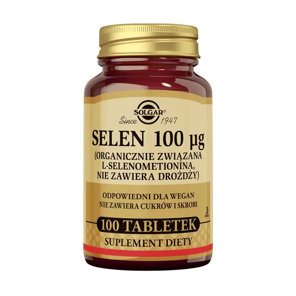 Селен Solgar Selenium 100 мкг, 100 таблеток