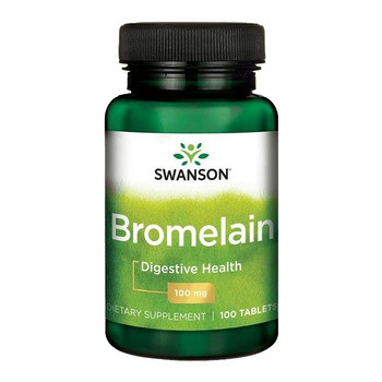 Swanson Bromelina, 100 mg, tabletki, 100 szt.