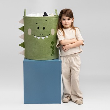 Sipo, kosz na zabawki XXL, Dino, 1 szt.