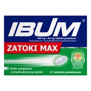 Ibum Zatoki Max, 400 mg + 60 mg, tabletki powlekane, 12 szt. https://azcdn.doz.pl/image/d/product/33d16cc9-scale-180x180.png