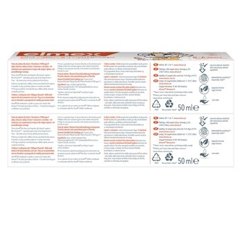 Elmex, pasta do zębów dla dzieci od 1 ząbka do 6 lat, 50 ml x 2 opakowania