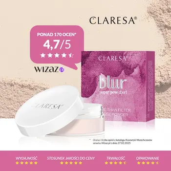 Claresa Blur Super Pow(d)er!, puder sypki, 12 g