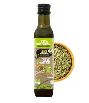 Big Nature Olej z pestek dyni Bio, 250 ml