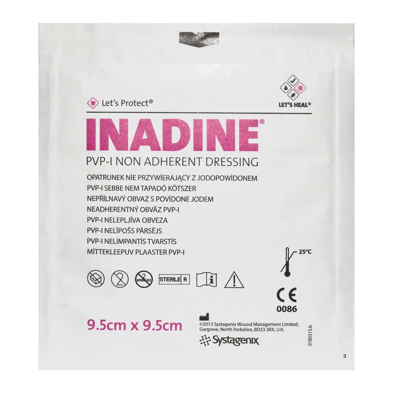 3M™ P01512 Inadine™ (PVP-I) Non Adherent Dressing 9.5cm X 9.5cm - Foto 11