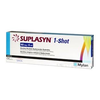 Suplasyn 1-Shot, 60 mg / 6 ml, iniekcje dostawowe, 1 ampułko-strzykawka