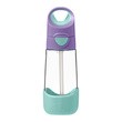 B.box, bidon tritanowy ze słomką, Lilac Pop, 450 ml, 1 szt.