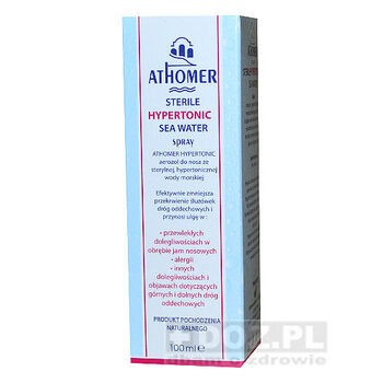 Athomer Hypertonic, aerozol do nosa, 100 ml