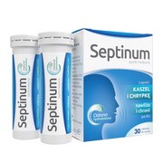 Septinum, tabletki do ssania na kaszel i chrypkę, 30 szt.