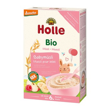 Holle Bio, kaszka musli pełnoziarniste, 6 m+, 250 g