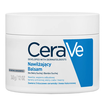 CeraVe, balsam nawilżający do ciała i twarzy dla skóry suchej i bardzo suchej, 340 g