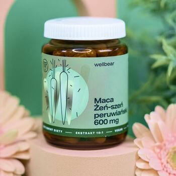 Wellbear Maca (Żeń-szeń peruwiański), kapsułki, 60 szt.