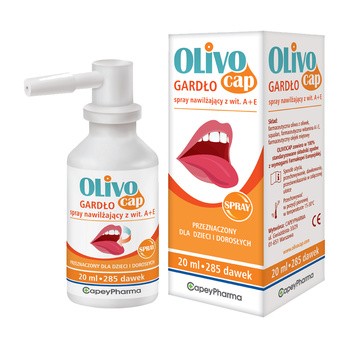 Zestaw Olivocap spray do gardła 20 ml + spray do uszu 40 ml